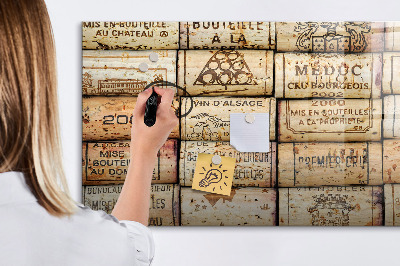 Beschreibbare magnettafel Weinkorken