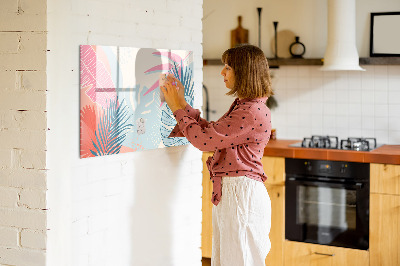 Magnetische Schreibtafel Pastellblätter