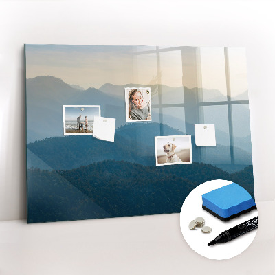 Beschreibbare magnettafel Landschaftsabstraktion