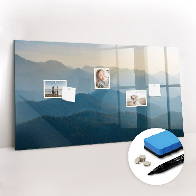 Beschreibbare magnettafel Landschaftsabstraktion