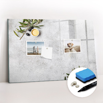 Beschreibbare magnettafel Minimalistische Oliven