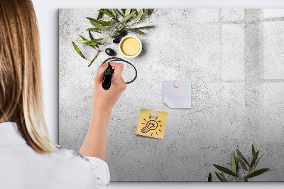 Beschreibbare magnettafel Minimalistische Oliven