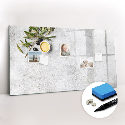 Beschreibbare magnettafel Minimalistische Oliven