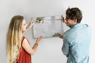 Beschreibbare magnettafel Minimalistische Oliven