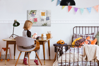 Beschreibbare magnettafel Minimalistische Oliven
