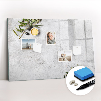 Beschreibbare magnettafel Minimalistische Oliven