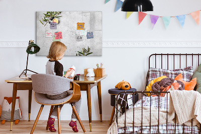 Beschreibbare magnettafel Minimalistische Oliven