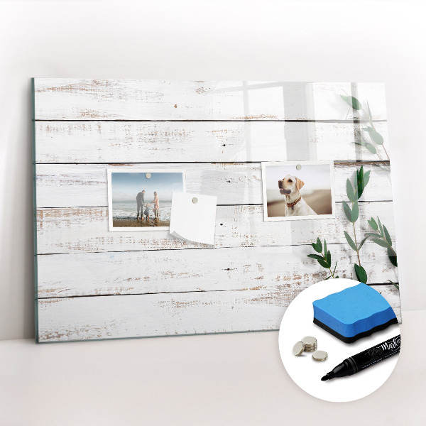 Beschreibbare magnettafel Holzbretter