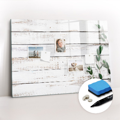 Beschreibbare magnettafel Holzbretter