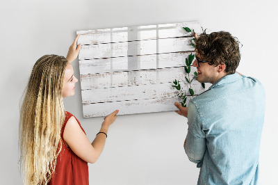 Beschreibbare magnettafel Holzbretter