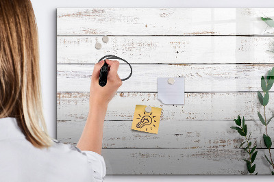 Beschreibbare magnettafel Holzbretter