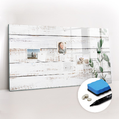 Beschreibbare magnettafel Holzbretter