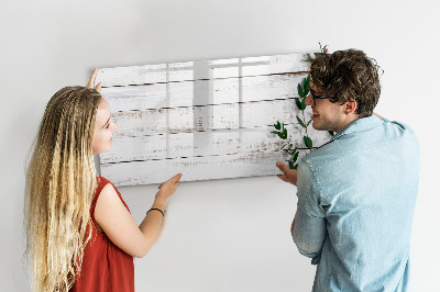 Beschreibbare magnettafel Holzbretter