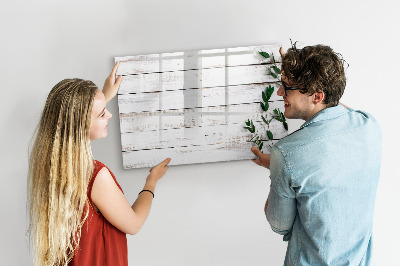 Beschreibbare magnettafel Holzbretter