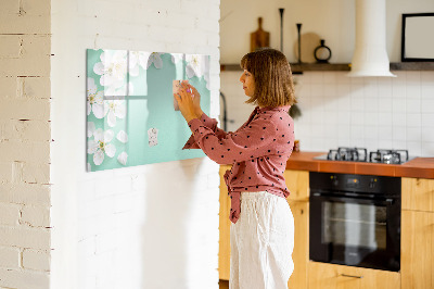 Magnetische Schreibtafel Blühende Gänseblümchen