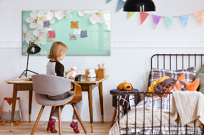 Magnetische Schreibtafel Blühende Gänseblümchen