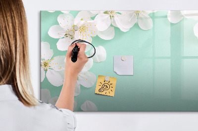 Magnetische Schreibtafel Blühende Gänseblümchen