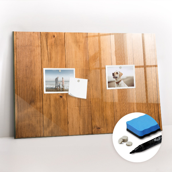 Beschreibbare magnettafel Holzbretter
