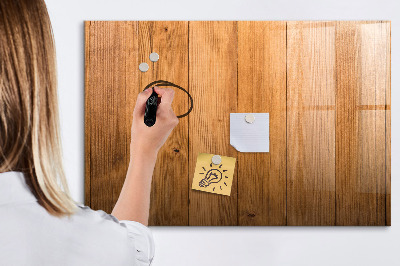 Magnettafel mit Marker Holzbretter