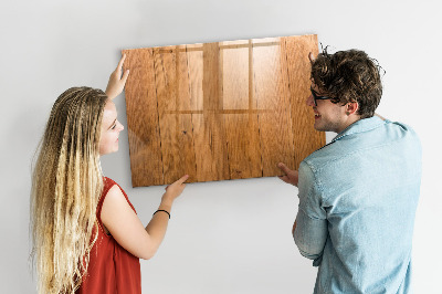 Magnettafel mit Marker Holzbretter