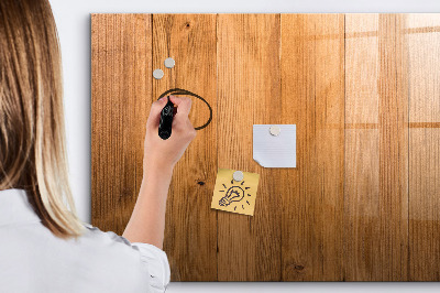 Magnettafel mit Marker Holzbretter