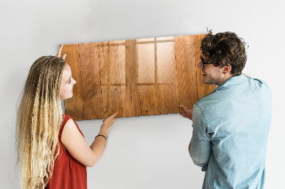 Magnettafel mit Marker Holzbretter