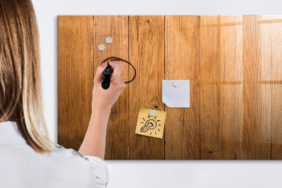 Magnettafel mit Marker Holzbretter