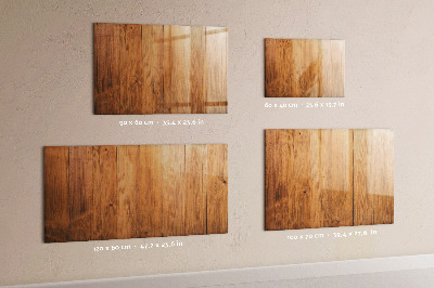 Beschreibbare magnettafel Holzbretter