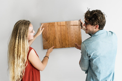 Magnettafel mit Marker Holzbretter