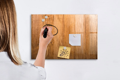 Magnettafel mit Marker Holzbretter