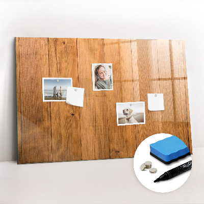 Beschreibbare magnettafel Holzbretter