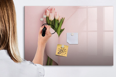 Beschreibbare magnettafel küche Blumenstrauß