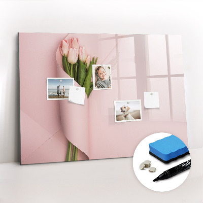 Beschreibbare magnettafel küche Blumenstrauß