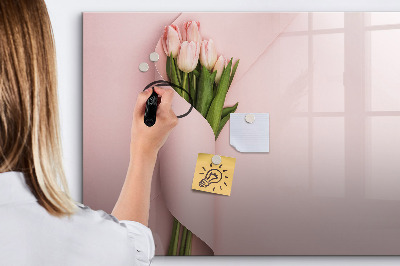Beschreibbare magnettafel küche Blumenstrauß