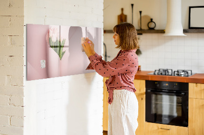 Beschreibbare magnettafel küche Blumenstrauß
