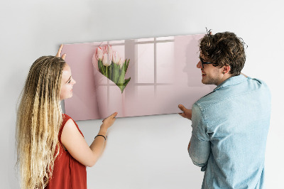 Beschreibbare magnettafel küche Blumenstrauß