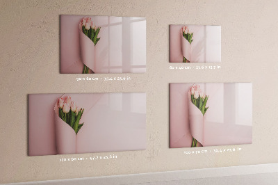 Beschreibbare magnettafel küche Blumenstrauß