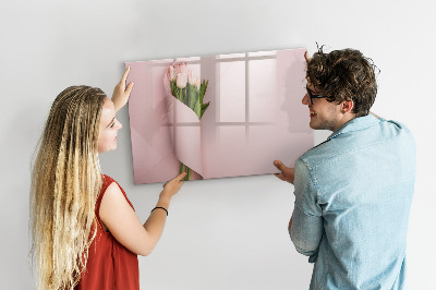Beschreibbare magnettafel küche Blumenstrauß