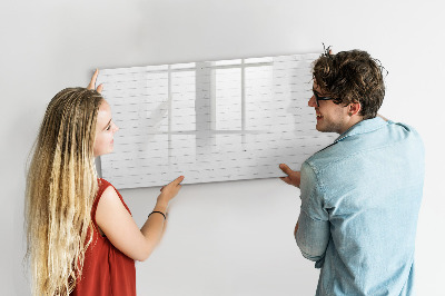 Beschreibbare magnettafel küche Muster aus Holzplatten