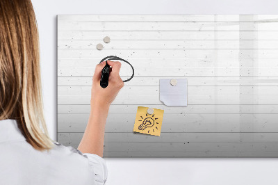 Beschreibbare magnettafel küche Muster aus Holzplatten