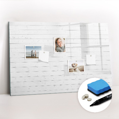 Beschreibbare magnettafel küche Muster aus Holzplatten