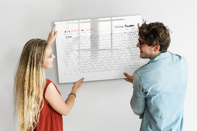 Magnettafel mit Marker Gewohnheitsverfolgung