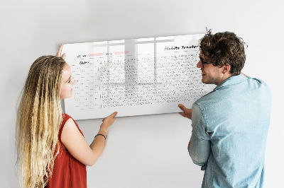 Magnettafel mit Marker Gewohnheitsverfolgung