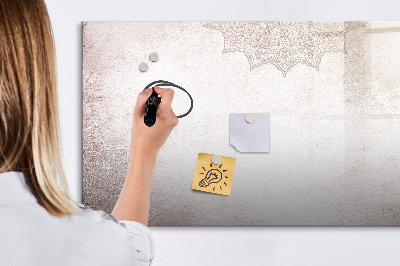 Beschreibbare magnettafel küche Dekoratives Muster