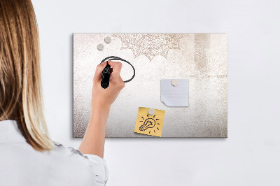 Beschreibbare magnettafel küche Dekoratives Muster