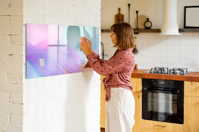 Beschreibbare magnettafel küche Bunte Federn