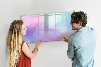 Beschreibbare magnettafel küche Bunte Federn