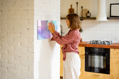 Magnetische Schreibtafel Bunte Federn