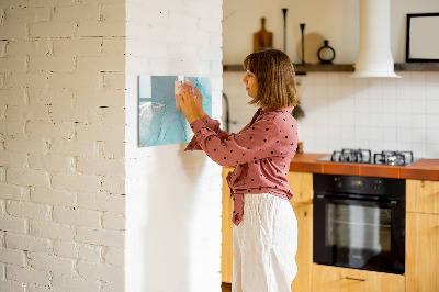 Beschreibbare magnettafel Dekorativer Marmor