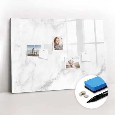 Beschreibbare magnettafel Marmor